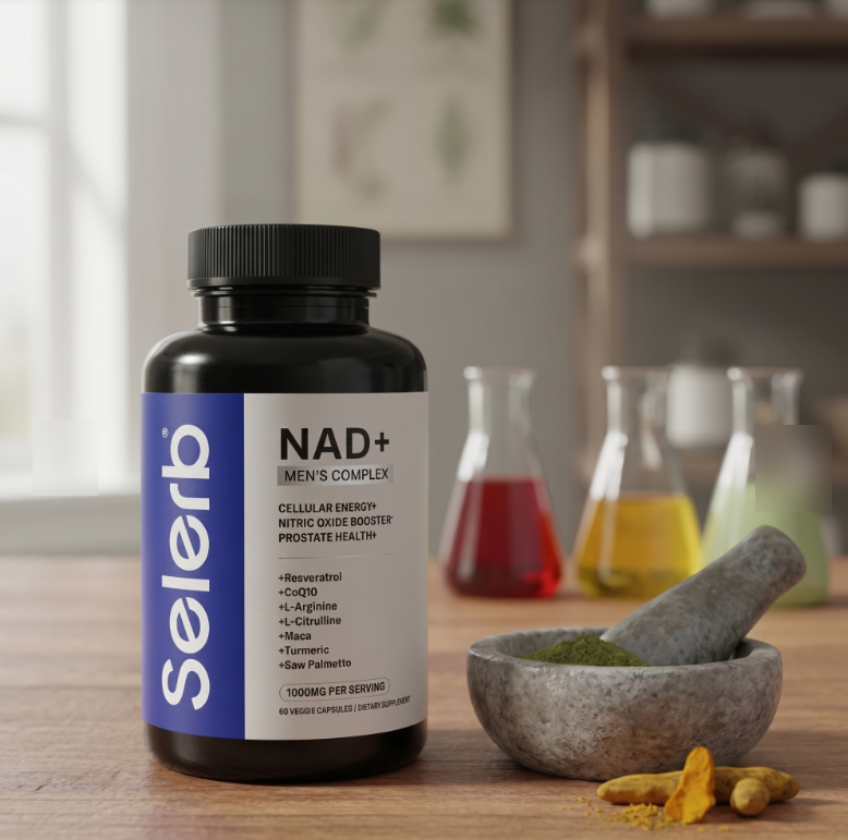 NAD+ MenS Complex — foto de producto en ambiente